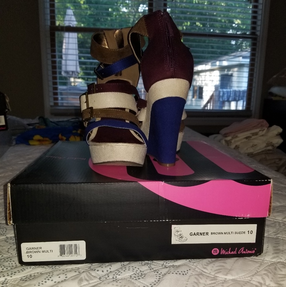Suede Sandal Wedges